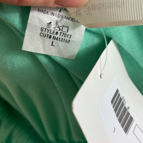 Bohemian Mint Fringe Strapless Dress - Picture 8 of 8